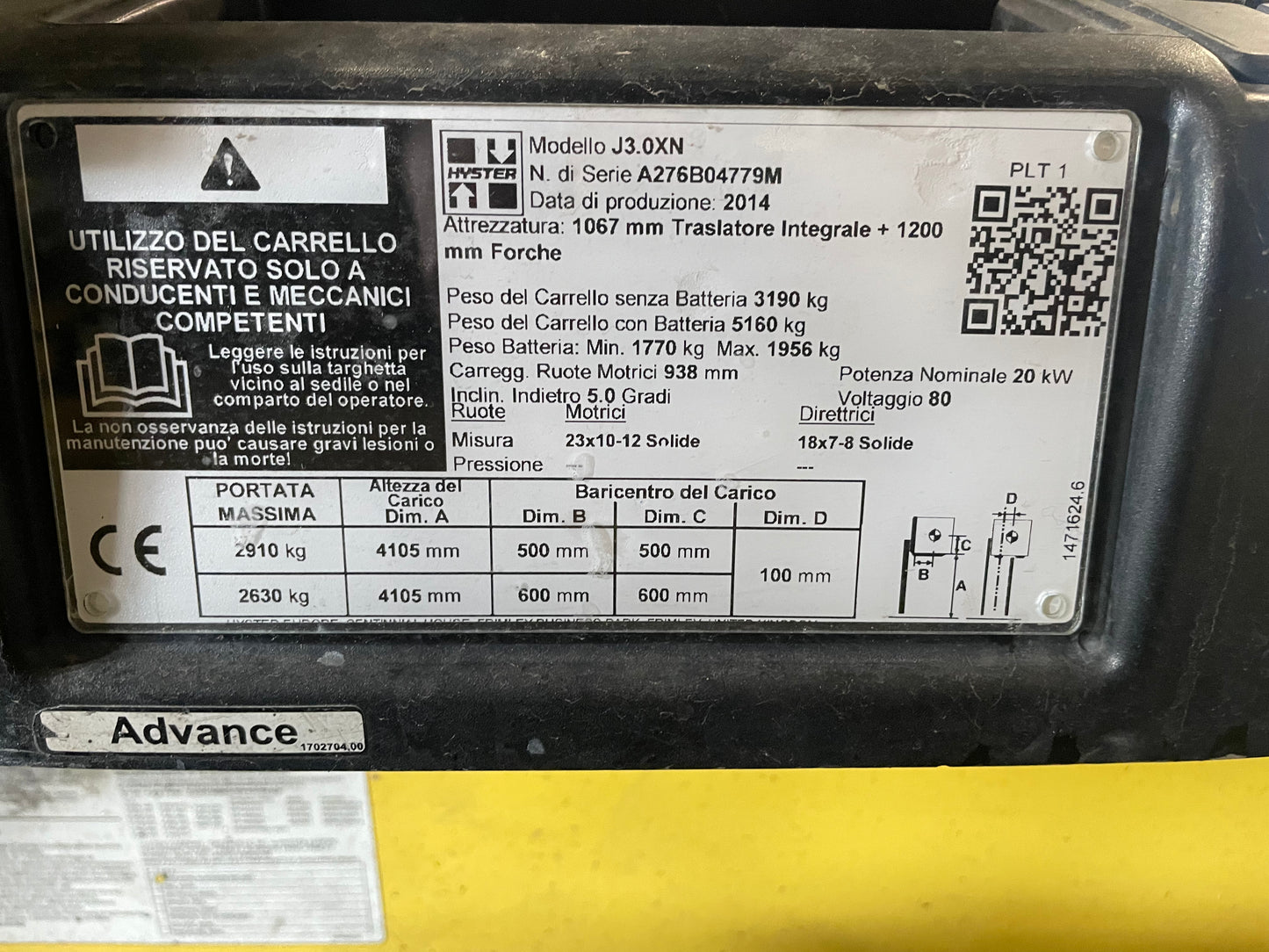 Hyster J3.0XN