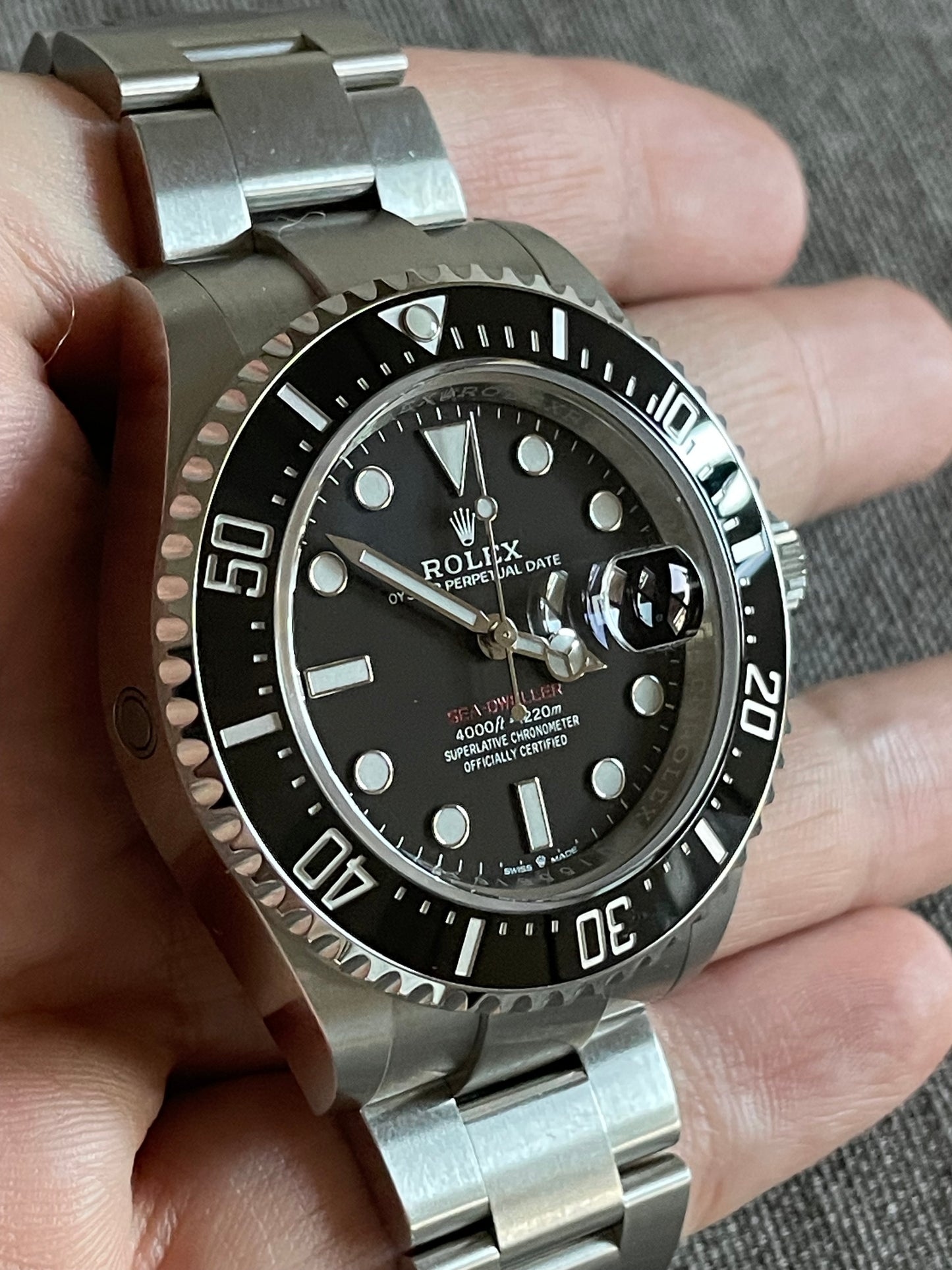 Rolex Sea-Dweller Scritta Rossa ref 126600 NEW