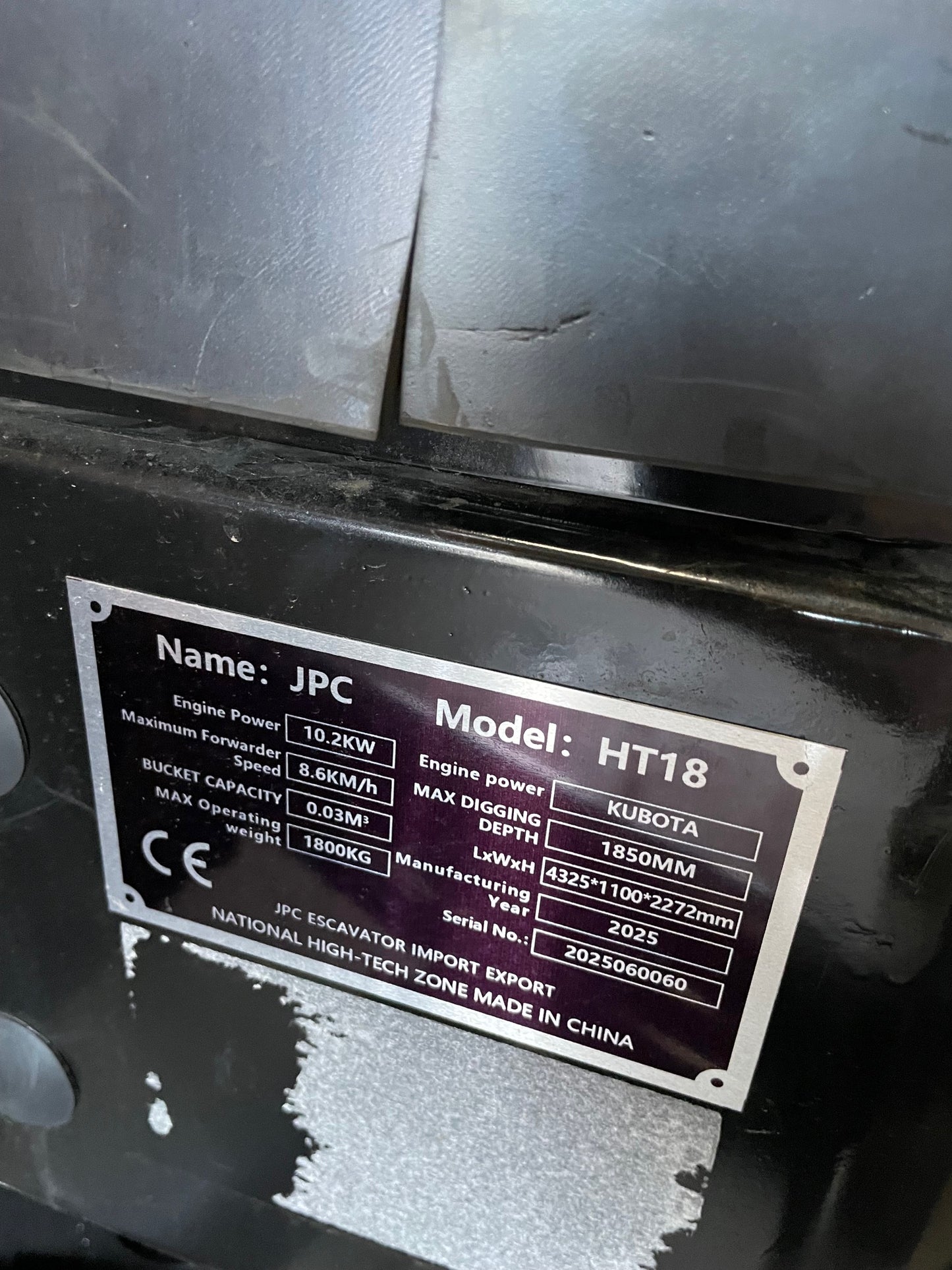 MiniEscavatore HT18 - Kubota