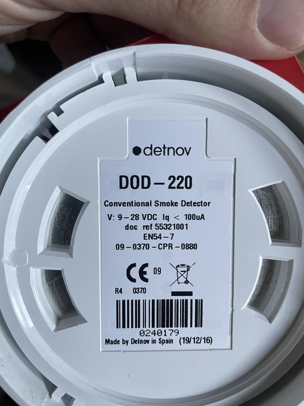 Rilevatore di fumo Detnov Dod 220