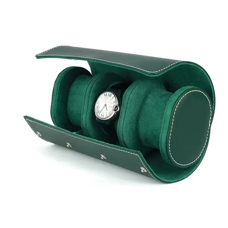 TravelBox da Viaggio porta orologi verde