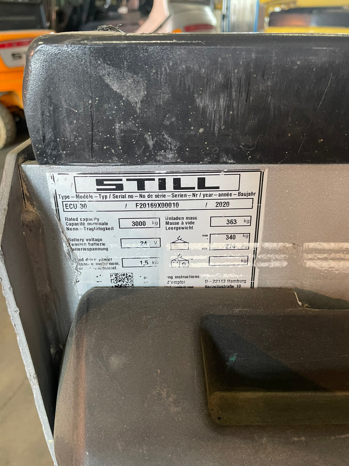 STILL ECU30 - Anno 2020 Forche 1445 mm