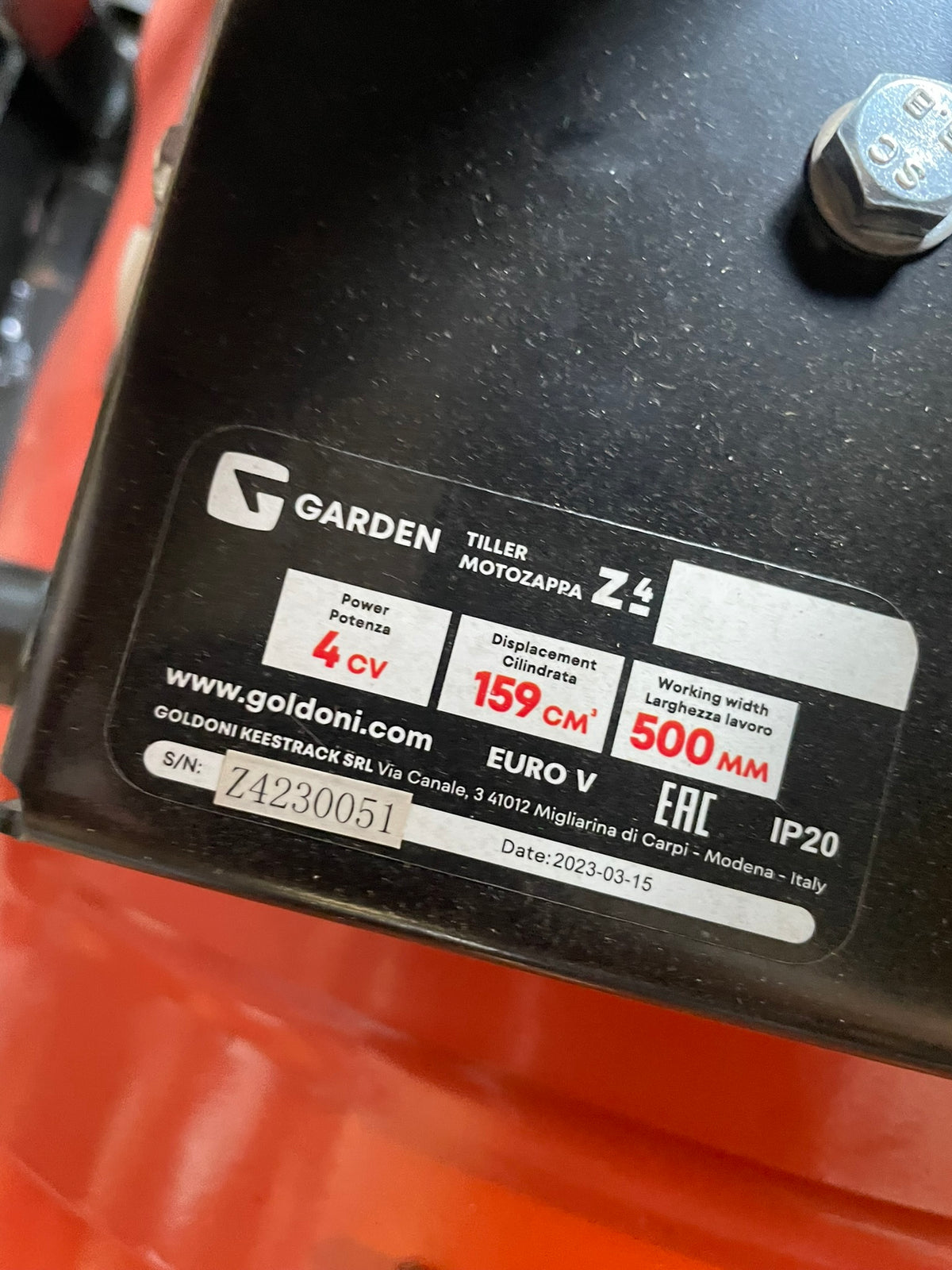 Motozappa Goldoni Z4 - Nuovo