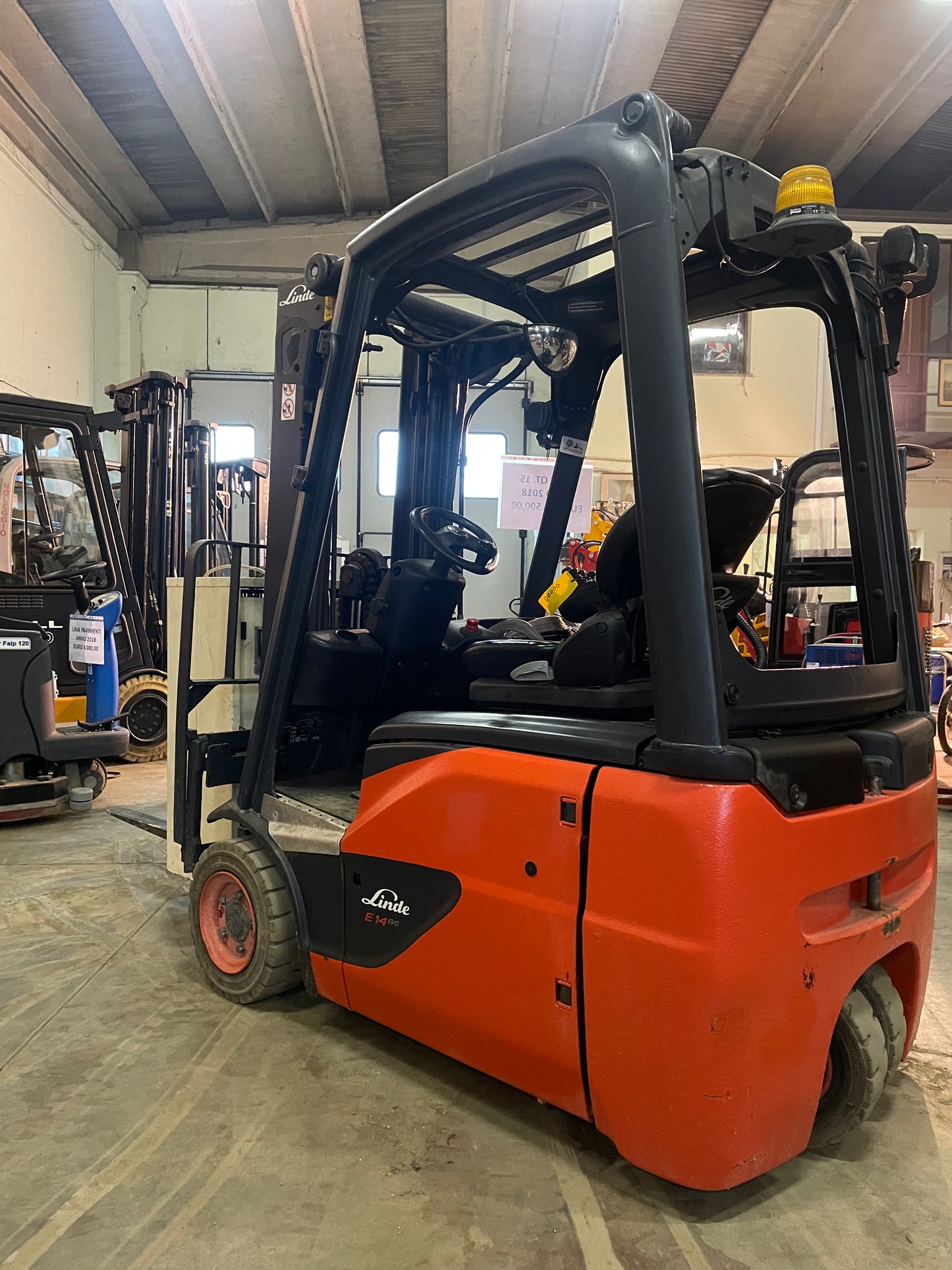 Carrello Elevatore LINDE E14-02 Anno 2018