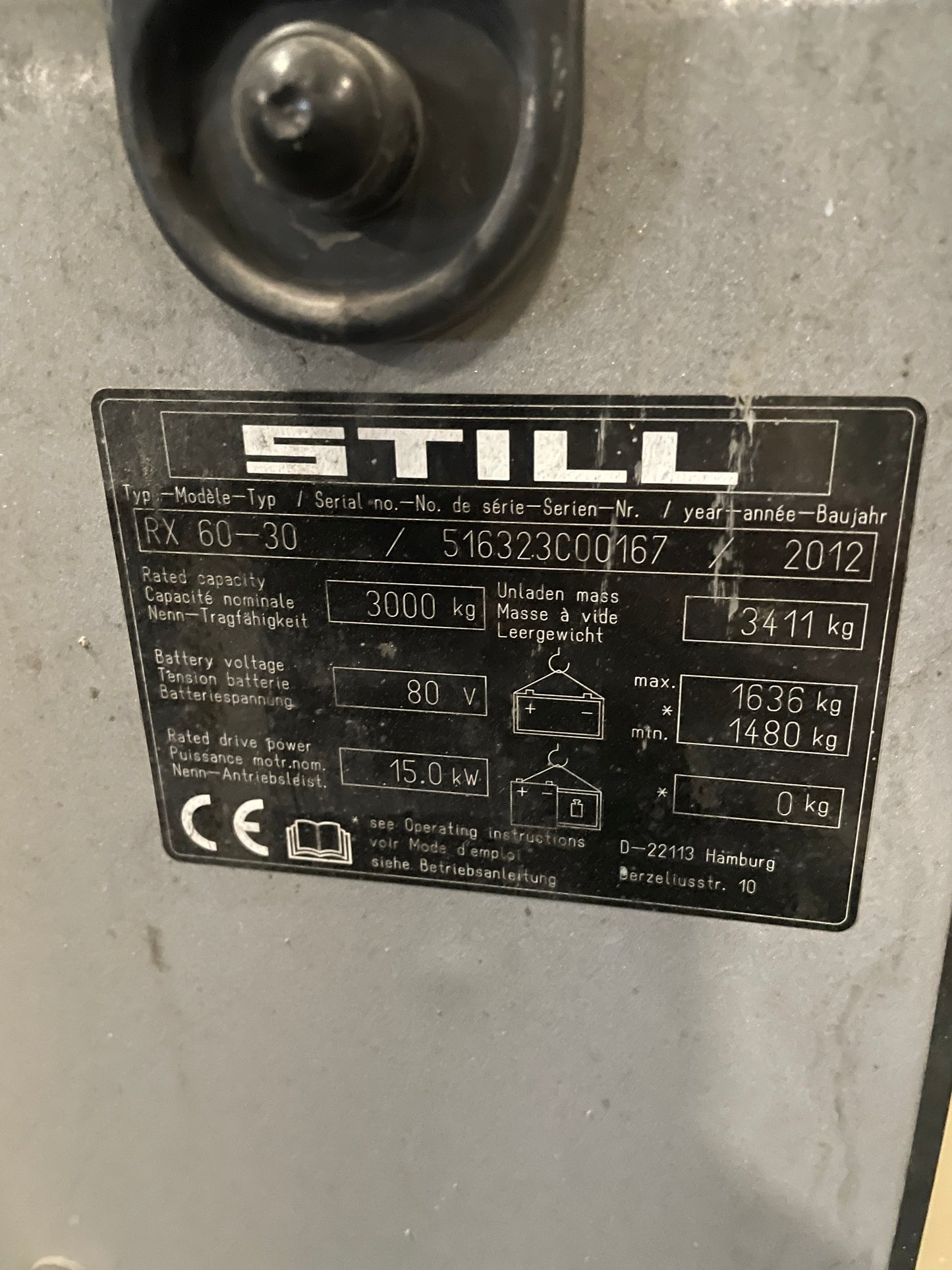 Carrello Elevatore STILL RX60-30 Anno 2012