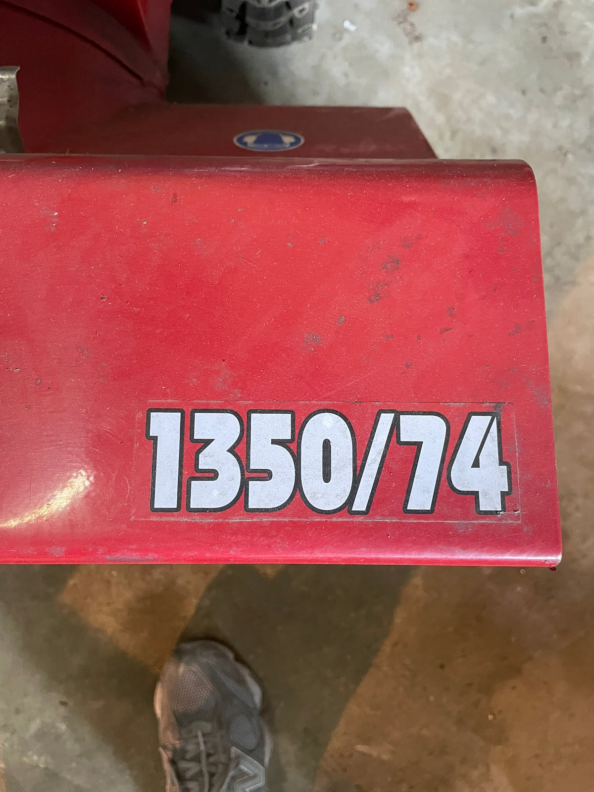 Dettaglio modello 1350/74 turbina spalaneve Canadiana